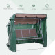 Outsunny Patio 3 Seater Swing Chair Bench Cover Outdoor Garden Furniture Rain Protection Cover Protector Waterproof Anti-UV, 215
