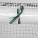 Outsunny Mini Small Greenhouse with Steel Frame &amp; PE Cover &amp; Zipped Window Poly tunnel Steeple for Plants Vegetables, 180 x 90 x