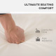 Outsunny Outdoor Cushion Pad Set for Rattan Furniture, 7 Piece Garden Furniture Cushions, Patio Conversation Set Cushions, Light