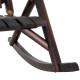 Outsunny Outdoor Fir Wood Rustic Patio Adirondack Rocking Chair Traditional Rustic Style &amp; Pure Comfort