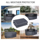 Outsunny Garden Furniture Cover, Waterproof Windproof 420D Heavy Duty Oxford Fabric    Rattan Furniture Cover, Rectangular Outdo