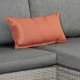 Outsunny 3 Pieces Outdoor PE Rattan Sofa Set, Patio Wicker Conversation Chaise Lounge Furniture w/ Tempered Glass Table-top &amp; So