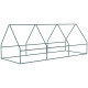 Outsunny Portable Small Polytunnel, Mini Greenhouse with Mesh Windows for Indoor and Outdoor, 240x90x90cm, Green