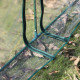 Outsunny Mini Greenhouse, Small Polytunnel Green House with Zipped Doors, Steel Frame for Garden Backyard, 395 x 100 x 80cm, Cle