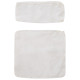 Outsunny Rattan Furniture Cushion Cover Replacement Set, 7 pcs-Cream