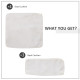 Outsunny Rattan Furniture Cushion Cover Replacement Set, 7 pcs-Cream
