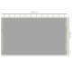 Outsunny 302 x 207cm Universal Replacement Mesh Sidewall Netting for Patio Gazebos and Canopy Tents, (Sidewall Only) Beige