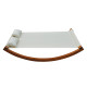 Outsunny Garden Day Rocking Bed Sun Lounger Patio Furniture Hammock With Pillows Wood