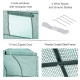Outsunny 245 x 200cm Polytunnel Greenhouse - Green