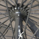 Outsunny 2.5m Shanghai Garden Parasol Umbrella with Crank &amp; Tilt, Adjustable Outdoor Sun Shade, Grey