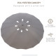 Outsunny 2.5m Shanghai Garden Parasol Umbrella with Crank &amp; Tilt, Adjustable Outdoor Sun Shade, Grey