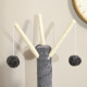 PawHut 121cm Cat Tree Tower for Indoor Cats Kitten Activity Centre Scratching Post with Bed Tunnel Perch Interactive Ball Toy Gr