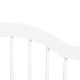 PawHut 3 Panels Dog Gate w/ Support Feet Fence Safety Barrier Freestanding Wood White