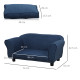 PawHut Dog Sofa for XS and S Size Dogs, Pet Chair Couch with Thick Sponge Padded Cushion, Kitten Lounge Bed with Washable Cover,