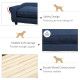 PawHut Dog Sofa for XS and S Size Dogs, Pet Chair Couch with Thick Sponge Padded Cushion, Kitten Lounge Bed with Washable Cover,