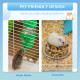 PawHut Hamster Cage, Gerbil Cage 3 Tier for Dwarf Hamster with Tube, Exercise Wheel, Water Bottle, Food Dish 59 x 36 x 47 cm- Bl