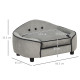 PawHut Dog Sofa for XS and S Size Dogs, Pet Chair Bed with Soft Cushion, Cat Sofa  Couch with Washable Cover, Wooden Frame, 66.5