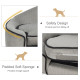 PawHut Dog Sofa for XS and S Size Dogs, Pet Chair Bed with Soft Cushion, Cat Sofa  Couch with Washable Cover, Wooden Frame, 66.5