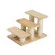 PawHut Pet Stairs 3-step Pet Ladder Cat dog Stairs Climb Ladder Cat Tree, Beige