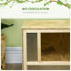 PawHut Reptile Terrarium Vivarium Habitat w/ Transparent Sliding Doors, Breathable Mesh, for Lizards, Horned Frogs, Snakes and C