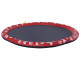 PawHut 170cm Splash Pad Sprinkler for Pets Dog Bath Pool Water Game Mat Toy Non-slip Outdoor Backyard Red