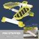 Portable Mini Stepper, Cardio Exercise Fitness Machine with LCD Display Monitor, Anti-skid Foot Pedals for Home Gym Office, Yell