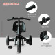 Kids Trike Toddler Tricycle Children Ride on 3 Wheels Bike For 1.5 - 4 Years Black