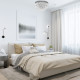 Round Crystal Ceiling Lamp 7 Lights Chandelier Mounted Fixture For Living Room Dining Room Hallway Modern