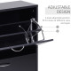 2 Drawer Shoe Cabinet, Narrow Shoe Storage Cabinet with Flip Doors and Adjustable Shelves, Slim Shoe Cupboard for 12 Pairs of Sh