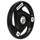 SPORTNOW 2 x 10kg Weight Plates, Tri-Grip Rubber Coated Barbell Weights Set w/ 2&quot; 5cm Holes, for Home, Gym, Lifting and Strength
