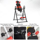 Gravity Inversion Table with Safety Belt Adjustable Hand Stand for Muscle Pain Relief, Red