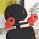 Gravity Inversion Table with Safety Belt Adjustable Hand Stand for Muscle Pain Relief, Red