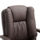 Office Chair, Computer Desk Chair, Mid Back Executive Chair with Adjustable Height and Swivel Rolling Wheels for Home Study, Bro