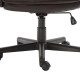 Office Chair, Computer Desk Chair, Mid Back Executive Chair with Adjustable Height and Swivel Rolling Wheels for Home Study, Bro