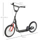 Kick Scooters for Kids with Adjustable Height, Anti-Slip Deck, Dual Brakes, Rubber Tyres, for Boys and Girls Aged 5+ Years Old -