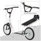 Kick Scooters for Kids with Adjustable Height, Anti-Slip Deck, Dual Brakes, Rubber Tyres, for Boys and Girls Aged 5+ Years Old -