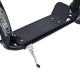 Kids Scooter Kick Scooter with 12&quot; EVA Tyres, Rear Brake, Big Wheels Scooter for 5-12 Years Old, Black