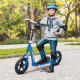 Kids Scooter Kick Scooter with 12&quot; EVA Tyres, Rear Brake, Big Wheels Scooter for 5-12 Years Old, Blue