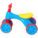 Baby Balance Bike Toddler Training Walker Smooth Rubber Wheels Ride on Toy Storage Bin Gift for Boys Girls Blue Red