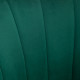 Velvet-Feel Shell Accent Chair - Green