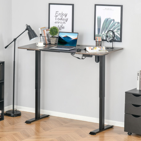 Vinsetto 72-116cm Adjustable Electric Standing Desk, with LED Display - Black