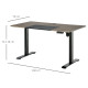 Vinsetto 72-116cm Adjustable Electric Standing Desk, with LED Display - Black