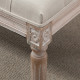 80cm End of Bed Bench, Window Seat, Tufted Bench for Bedroom, Hallway, Living Room, Cream White