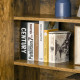 Farmhouse 4-Door Cabinet, Freestanding Tall Cupboard with Storage Shelves for Bedroom &amp; Living Room, Rustic Wood Effect