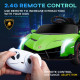 Lamborghini Veneno Licensed Electric Ride-On Car, with Remote, Music, Horn - Green