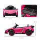 Lamborghini Veneno Licensed Electric Ride-On Car, with Remote, Music, Horn - Pink