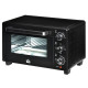 21L Mini Countertop Oven, 100°C-230°C Adjustable Temp - Black