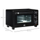 21L Mini Countertop Oven, 100°C-230°C Adjustable Temp - Black