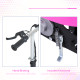 Foldable Electric Scooter Ride on for Kids 12V 120W W/Brake Kickstand-Pink