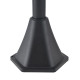 Outsunny Outdoor Garden Solar Post Lamp Photosensitive LED Lantern Bollard Pathway 1.2M Tall – Black